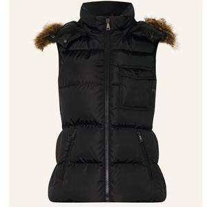 Chaleco acolchado personalizado para mujer, chaqueta sin mangas de invierno, chalecos acolchados para mujer, piel cálida con capucha, logotipo personalizado, ropa exterior, chaleco con cremallera - Product Image 1