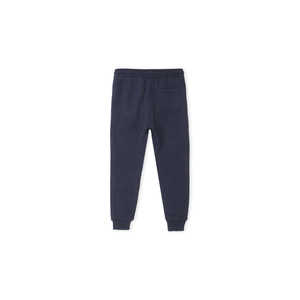 Pantalón azul marino de marca para niños, mallas de algodón con estampado informal, pantalones de chándal rectos con tela suave para el verano para bebés - Product Image 1