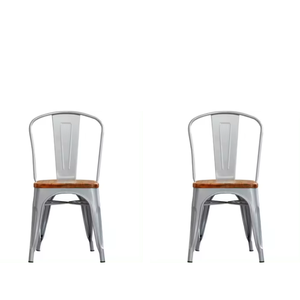 Silla de comedor industrial moderna para cafetería restaurante cafetería precio directo de fábrica al por mayor material metálico - Product Image 3