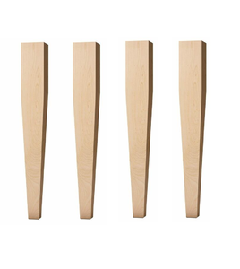 Colonne de poteau d'îlot d'armoire de cuisine en bois massif Pieds de meubles sur mesure de qualité supérieure pour tables, îles et armoires - Product Image 2