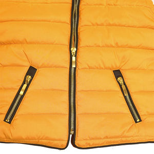 Nuevo estilo de las mujeres Puffer impermeable bordado burbuja sin mangas con capucha chaleco transpirable servicio OEM - Product Image 4