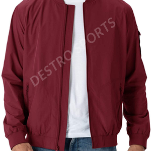 Blouson aviateur d'extérieur à bas prix grande taille avec logo personnalisé blouson aviateur respirant à manches longues et fermeture éclair - Product Image 6