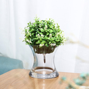VHV0707 - Large Hurricane Concaved Gathering <b>Vase</b> - 7 - Product Image 4