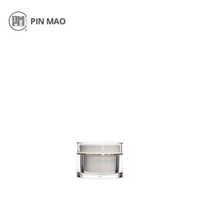 Série MU - Pots à crème écologiques - Capacités de 6 ml/120 ml - Plastique acrylique PMMA - Soins de la peau - Lotion - Crème pour les yeux - Masque facial - Cosmétiques