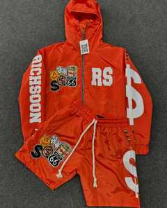 OEM Logo imprimé personnalisé Hommes Survêtement Survêtement Veste Coupe-Vent Sublimation Jogging Ensemble Nylon Fermeture Éclair Survêtement - Product Image 2