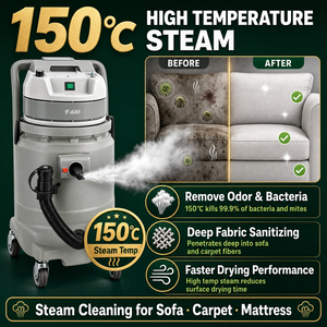Machine à laver les <span class=keywords><strong>tapis</strong></span> 3300W 150 ° <span class=keywords><strong>Nettoyeur</strong></span> <span class=keywords><strong>vapeur</strong></span> chauffant C 16L pour <span class=keywords><strong>tapis</strong></span>, rideaux, <span class=keywords><strong>tapis</strong></span> de voiture, intérieur, certifié CE - Product Image 3