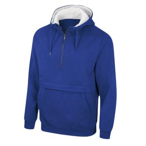 Personalizado de alta calidad de algodón poliéster 500gsm sudaderas con capucha de peso pesado al por mayor en Blanco polar pulóver sudaderas con capucha de los hombres de gran tamaño - Product Image 4