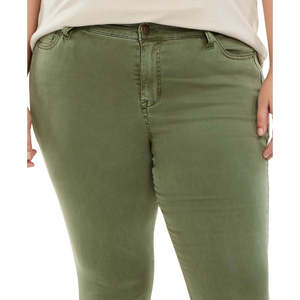 Pantaloni Harem Trendy da Donna Taglie Forti, Stile Celebrity, Rosa, con Decorazioni in Pizzo, Vestibilità Larga, Verde, 22W XL 5XL - Product Image 3