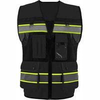 Chaleco de Trabajo Resistente para Invierno, Diseño Multibolsillos, Impermeable, Transpirable, de Secado Rápido, Tejido Resistente, Almacenamiento de Herramientas, Construcción