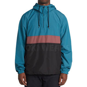 Veste anorak décontractée à capuche avec logo sur le devant, style tendance, hiver, vente en gros, meilleure qualité, imperméable, coupe-vent - Product Image 2