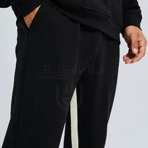 กางเกงวอร์มขาบานของผู้ชายกางเกงขาบานผ้าโพลีเอสเตอร์ทรงหลวมระบายอากาศได้ดีโลโก้ออกแบบได้ตามต้องการ - Product Image 6