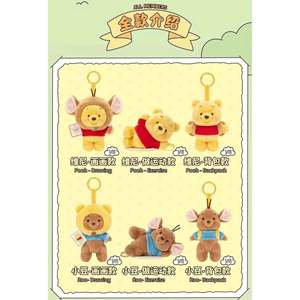 TOPTOY para la serie Winnie Pooh Roo, caja ciega de peluches, paquete a granel, Forever Friends, estuches sellados (6 por set), MOQ gratuito de 3 estuches, 7-12 años - Product Image 2