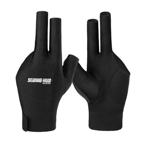 3 Finger Professional Billiard Gloves Customized Design 100% Original Leather High Quality Snooker Use Customizable Sizes & Logo - Product Image 4