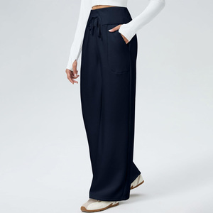 Custom Printed <b>Womens</b> <b>Sweatpants</b> With Embroidery Logo Tag Label Options For Yoga Gym Workout Training And Daily Wear - Product Image 5