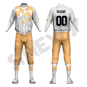 Paquete de uniformes de béisbol sublimados retro de malla transpirable para compra en grupo de club, uniforme de béisbol personalizado para hombre - Product Image 2