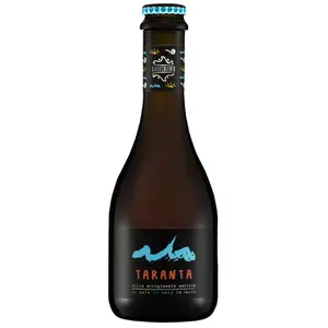 زجاجة بيرة إيطالية TARANTA مصنوعة يدويًا على الطراز البلجيكي مقاس 12 × 33 كلوريد