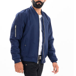 Veste bomber en tissu polaire pour hommes avec impression de logo personnalisée, veste bomber à fermeture éclair à séchage rapide pour adultes et garçons - Product Image 5