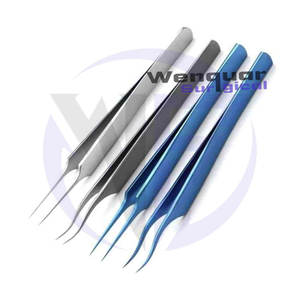 Fórceps de extracción de Trasplante de Cabello FUE de grado médico Pinzas quirúrgicas de alta precisión de 110mm y 115mm para clínicas y cirujanos - Product Image 1
