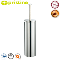 Penjualan Black Friday OEM EBay Grosir Taiwan Produsen Furnitur Penyimpanan Rumah Modern Tempat Sikat Toilet Stainless Steel
