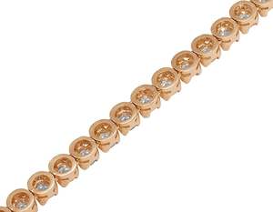 10K Gold Tennis Chain Handcrafted with Lab Grown Diamonds Premium Iced Out Hip Hop Chain for Men and Women - Product Image 5