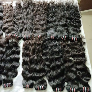 เรมี่ผมคนแท้จากวัดวัดจากเจอร์รี่ยังไม่ได้แปรรูปผมคนอินเดียเนื้อนุ่มแบบหลวม - Product Image 1