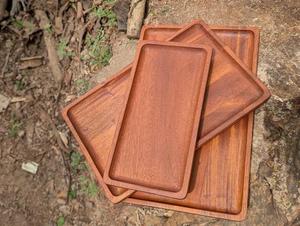 ถาดเสิร์ฟไม้ทำมือสุดหรูพร้อมบล็อกสับสุดหรู Meena - Product Image 5