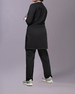 Top vente respirant uniformes d'hôpital fermeture éclair gommages médicaux pour hommes femmes logo personnalisé à manches courtes soins infirmiers gommage uniforme ensemble - Product Image 5