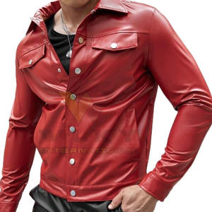 Chemise en cuir pour hommes de style récent chemise en cuir pour hommes meilleure vente en gros de chemise en cuir - Product Image 1