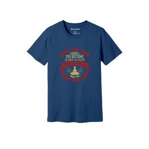 Camiseta de algodón 100% con estampado de temas de Buda, estilo informal, 12 opciones de color, 160-180, colocación de diseño personalizable GSM pesado - Product Image 4