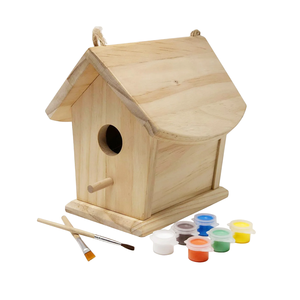 Maison d'oiseau en bois pour l'extérieur en qualité d'exportation avec finition élégante Mangeoire à oiseaux en bois pour oiseaux aux prix de gros - Product Image 2