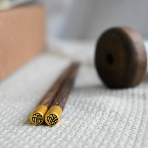 Sophisticated <b>Gold</b> Head Wooden Handle <b>Cutlery</b> <b>Set</b> for Curated Dining Spaces Fine Hosting and Festive Decor From India - Product Image 2