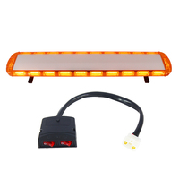 Barra DE LUZ DE EMERGENCIA con alarma LED con base de aluminio estroboscópica y controlador Nueva condición