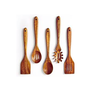 Juego de utensilios de cocina con logotipo personalizado de alta calidad, Material de madera hecho a mano, opciones OEM/ODM, fabricante de Vietnam - Product Image 2