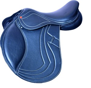 Sillín de Carreras de Caballos Sillín de doma inglesa con cuero suave de vaca envuelto Sillín de doma de caballo inglés a precio asequible - Product Image 1