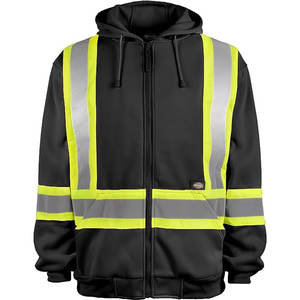 Sudadera con capucha de seguridad de lona ignífuga resistente al fuego de alta calidad con cuello levantado ropa de minería de invierno al por mayor precio bajo - Product Image 1