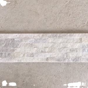 Carreaux de marbre blanc naturel de qualité supérieure avec surface polie mate pour la conception d'extérieur et de façade de villas modernes - Product Image 3