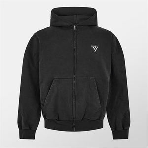 Stylish Pullover Lightweight Zip Hoodie <b>for</b> <b>Men</b> Plain Oversized Hoodie With <b>pouch</b> Pockets Heavy Cotton Hoodie - Product Image 1