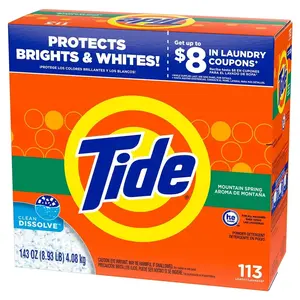 9KG Bucket Tides Washing Powder tides laundry detergent at cheap price supplier in United Kingdom