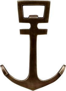 H.M.A Artisanat Vintage Laiton Sailor Helm Portable Réutilisable Ouvre-bouteille Ouvre-bouteille Bar Outil - Product Image 3