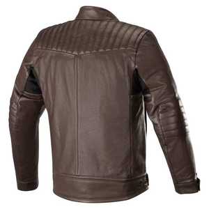 Blouson de moto unisexe en cuir coupe-vent, personnalisable, couleurs et logo sur mesure, commandes en gros 2026 - Product Image 6