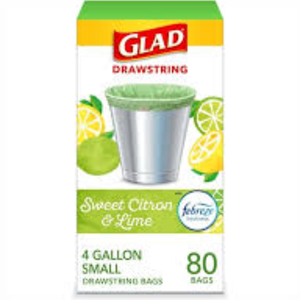 Bolsas de Basura Glad Tall para Cocina ForceFlex Plus con Clorox, 13 Galones, Aroma a Limón Fresco, 90 Unidades - Product Image 1