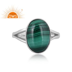 แหวนพลอยมรกตธรรมชาติสีเงินดีไซน์ใหม่เครื่องประดับออกแบบตามต้องการสำหรับผู้หญิงของขวัญสำหรับผู้หญิงสำหรับผู้หญิง - Product Image 3