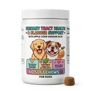 โออีเอ็ม ด็อก ยูทีไอ ซอฟท์ชิวส์ <span class=keywords><strong>170</strong></span> ชิ้น ขนมสำหรับสุนัข รสแครนเบอร์รี่ ดี-แมนโนส บำรุงไต กระเพาะปัสสาวะ ช่วยย่อยอาหาร เสริมภูมิคุ้มกัน ดูแลสุขภาพทางเดินปัสสาวะ - Product Image 6