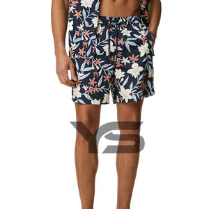 กางเกงว่ายน้ำขาสั้นสำหรับผู้ชายกางเกงขาสั้นผ้าโพลีเอสเตอร์พิมพ์ซับลิเมชันสำหรับฤดูร้อน - Product Image 3
