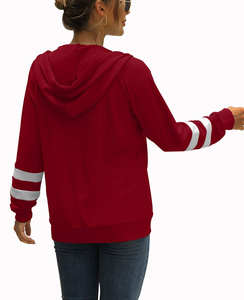 Sweats à capuche zippés d'hiver écologiques personnalisés, respirants, style streetwear hip-hop, tissu en molleton 100% coton, design imprimé, hommes et femmes - Product Image 6