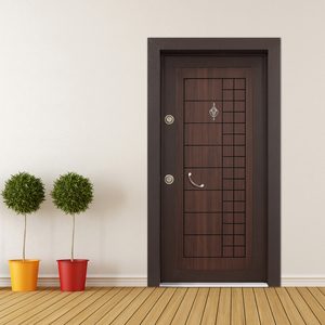 Portes de sécurité en acier pour l'extérieur de la maison, porte d'entrée principale pour maisons, porte moderne en stratifié découpée au laser - Product Image 3