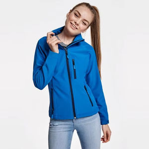 Chaqueta Softshell de invierno de nailon de poliéster 100% de alta calidad para hombre, nuevo diseño, Color sólido, cuello levantado, cierre de cremallera, venta al por mayor, OEM - Product Image 5