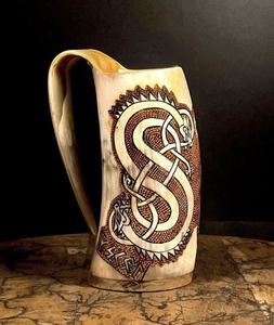 Vente chaude 2024 et 2025 Céramique Viking Bière Corne À Boire Tasse De Table Drinkware Tasses - Product Image 1