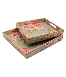 ถาดเสิร์ฟไม้เคลือบมาตรฐานโรงแรม ถาดเสิร์ฟพรีเมียม - Product Image 2