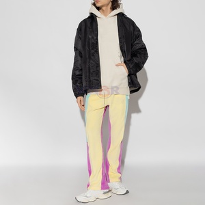 เสื้อฮู้ดดี้ผ้าฝ้ายฟลีซหนานุ่มพิมพ์ลายสกรีนเองสำหรับผู้ชาย คุณภาพสูง สไตล์ดิสเทรส สำหรับฤดูหนาว - Product Image 6